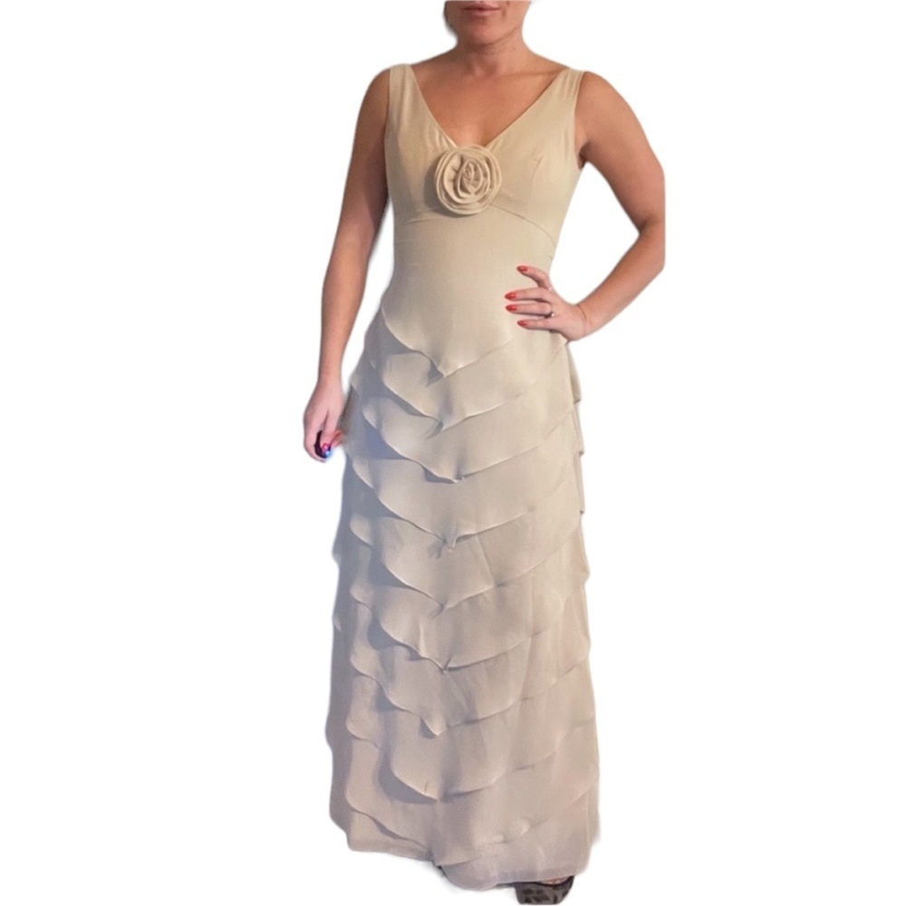 Jovani Evening Gown Beige